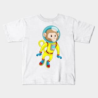 Monkey as Astronaut Kids T-Shirt